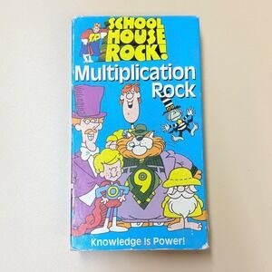 Schoolhouse Rock Multiplication Rock VHS 1995 ABC Video Educational Kids Music